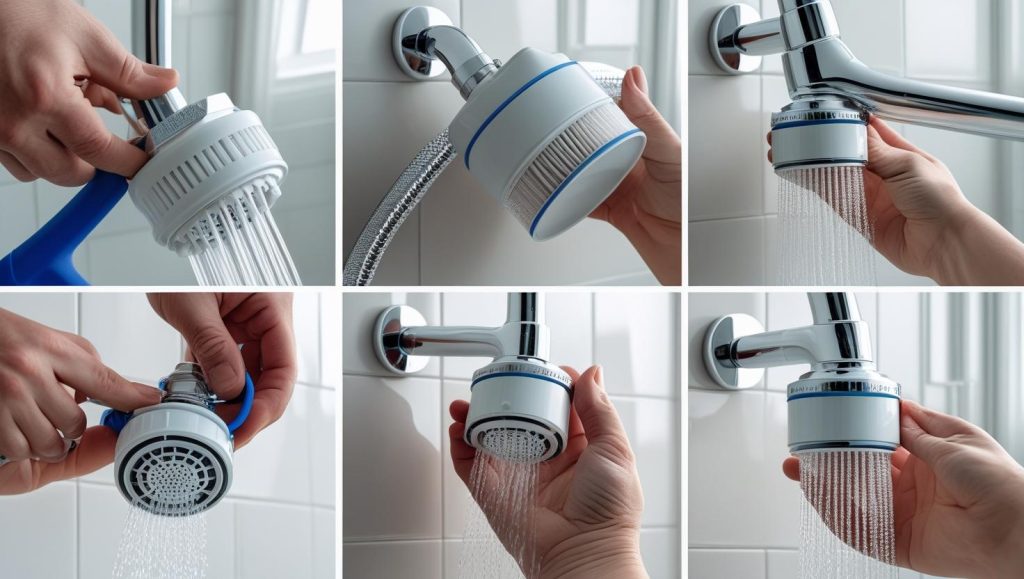 how to install shower filter