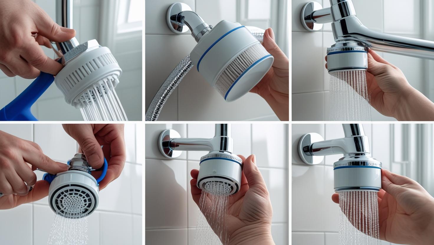 how to install shower filter