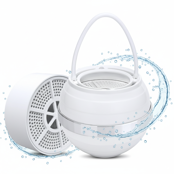 CUOLL Bath Filter for Tub Faucet with Overflow, Hotel Grade Water Softener & Purifier, 2,500 Gal Capacity, BPA Free, Easy Install